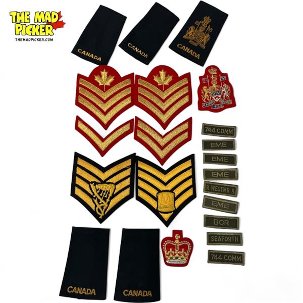 Assorted Vintage Canadian Military Insignia's