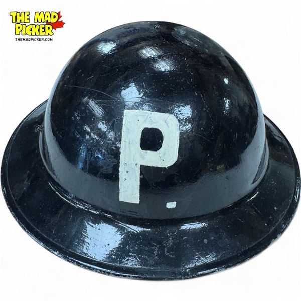 Vintage Military Helmet "P" With Liner