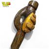 Image 2 : Vintage Hand Carved Wooden Cane With Hand Detail