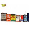 Image 1 : 6x Vintage Tins : Gulf, Stanley, Simoniz, Plus Gas, Royal, & Moly Slip