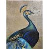 Image 2 : Large Vintage Original Oil Painting Of A Peacock Canvas
