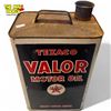 Image 2 : Vintage Texaco Valor Motor Oil Tin