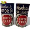 Image 1 : 2x Vintage Woodward's Super Duty Oil Cans
