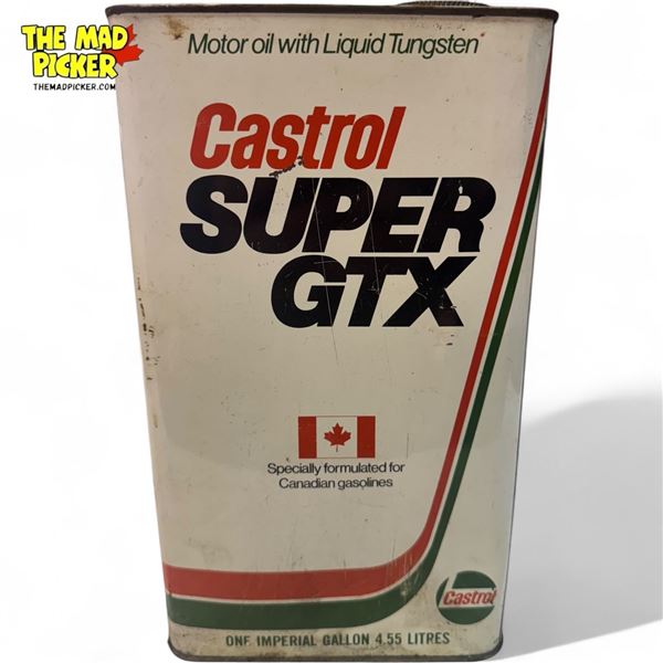 Vintage Castrol Super GTX Can