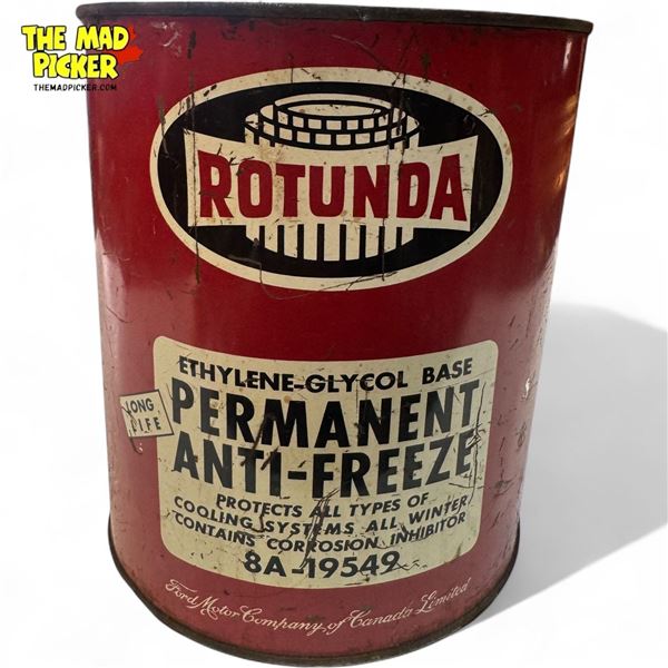 Vintage Rotunda Anti-Freeze Can