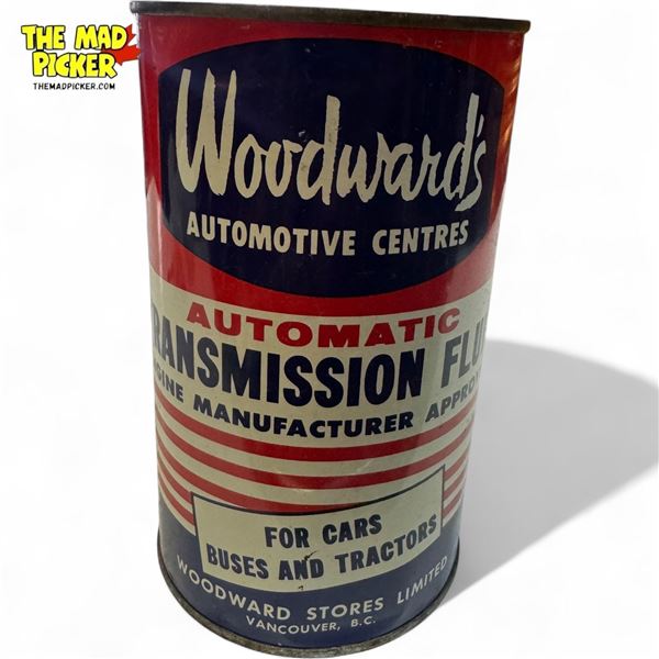Vintage Woodward's Automatic Transmission Fluid Can