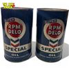 Image 1 : 2x Vintage Super RPM Delo Special Oil Cans