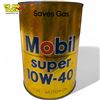 Image 1 : Vintage Mobil Super 10W-40 Motor Oil Paper Can