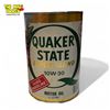 Image 5 : 5x Vintage Quaker State Oil Cans (1x Paper) : Super Blend Motor Oil, FLM A-T Fluid,