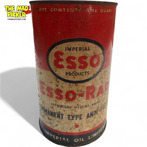 Vintage Esso-Rad Anti-Freeze Tin