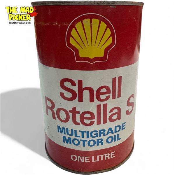 Vintage Shell Rotella S Multigrade Motor Oil Can