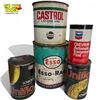 Image 2 : Assorted Vintage Automotive Cans & Plastic Oil Bottles: Castrol, Esso, Chevron,