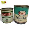 Image 7 : Assorted Vintage Automotive Cans & Plastic Oil Bottles: Castrol, Esso, Chevron,