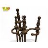Image 3 : Vintage Brass Fireplace Tools