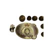 Image 2 : Assorted Vintage RCMP Collectibles : Belt Buckle, Buttons, & Pin Backs