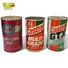 Image 3 : 3 Full Oil Tins Castrol GTX, Castrol Multi Grade