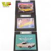Image 1 : 3x Lithographed Collector Metal Signs: Ford Thunderbird, Betty Boop No Smoking & Lucinda Lewis