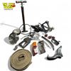 Image 1 : Mixed Collection of Automotive Tools and Parts:  Gas Pump Handles, Jacks, Tire Pump Plus More