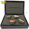 Image 2 : Sher-Wood Limited Edition Artist Designed Set of 4 Pucks In Box