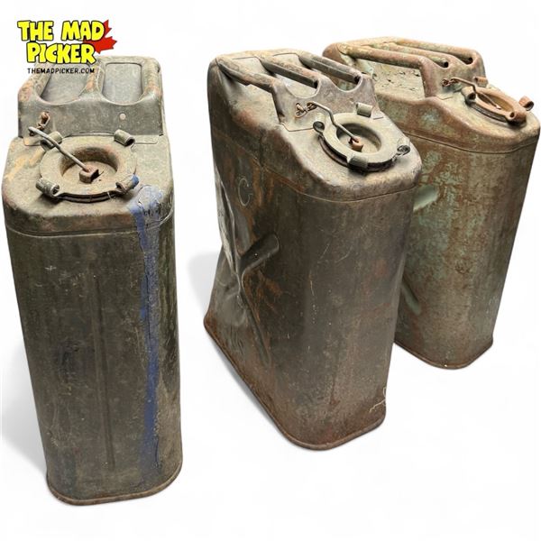 3x Assorted Jerry Cans