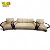 Image 2 : Beautiful 3pc Antique SolId Oak Horse Hair Sofa Couch Set