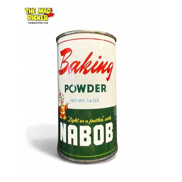 Vintage Nabob Baking Powder Tin