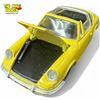 Image 5 : Yellow Porsche 911S Targa Cabriolet 1/43 Scale Die Cast By Elicar