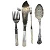 Image 3 : Assorted Vintage Plated Cutlery : Mother Of Pearl, French Ivory, Repousse, & More