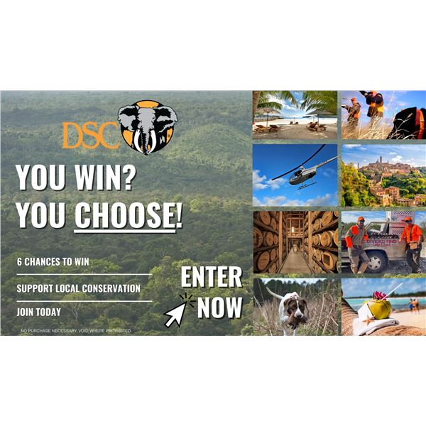 Dallas Safari Club Winner's Choice Giveaway