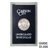 Image 1 : 1883-CC Morgan Silver Dollar GSA UNC
