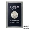Image 1 : 1883-CC Morgan Silver Dollar GSA UNC