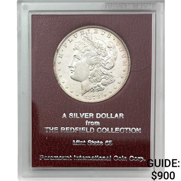 1878-S Morgan Silver Dollar REDFIELD MS65