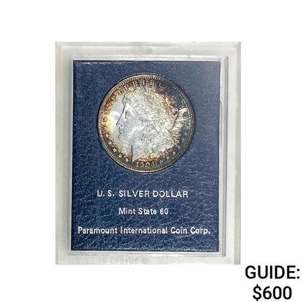1904-O Morgan Silver Dollar REDFIELD MS60