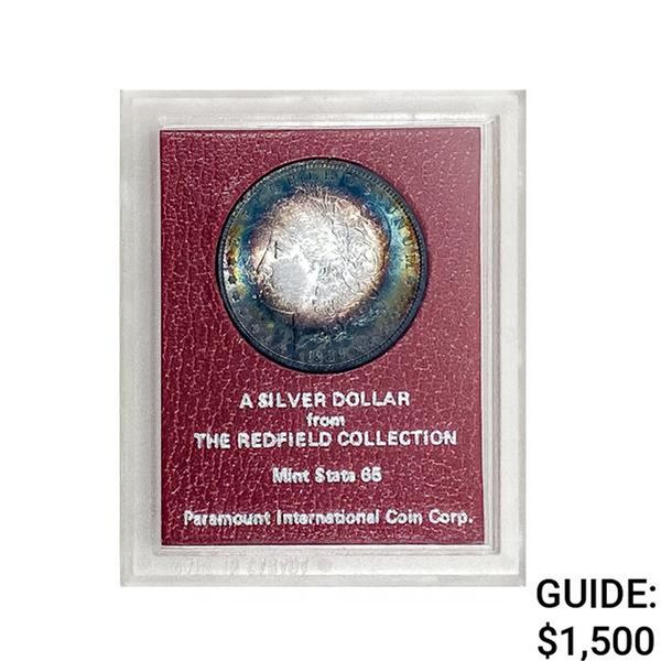 1889 Morgan Silver Dollar REDFIELD MS65