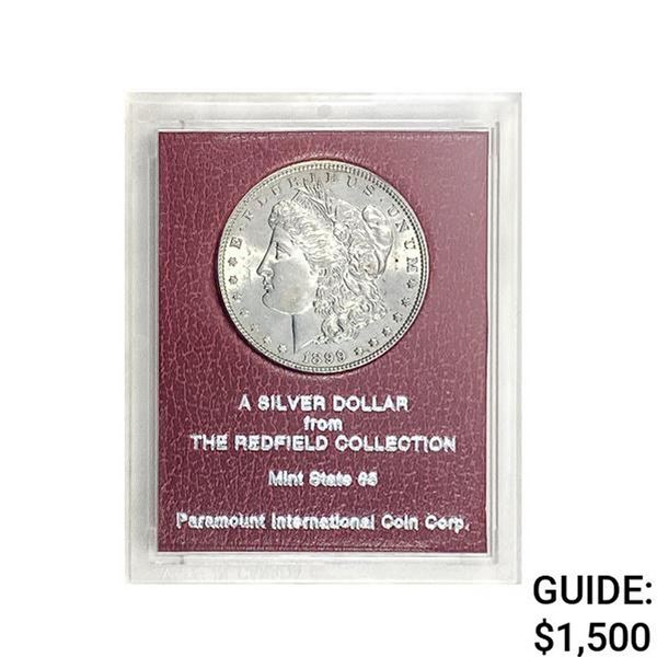 1899 Morgan Silver Dollar REDFIELD MS65