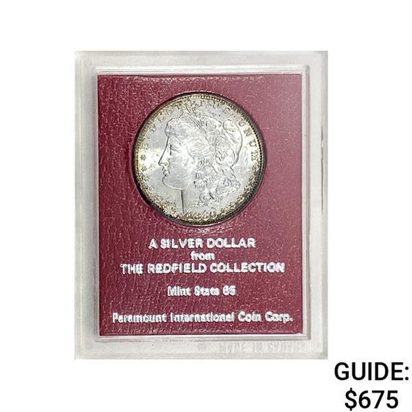 1880-S Morgan Silver Dollar REDFIELD MS65