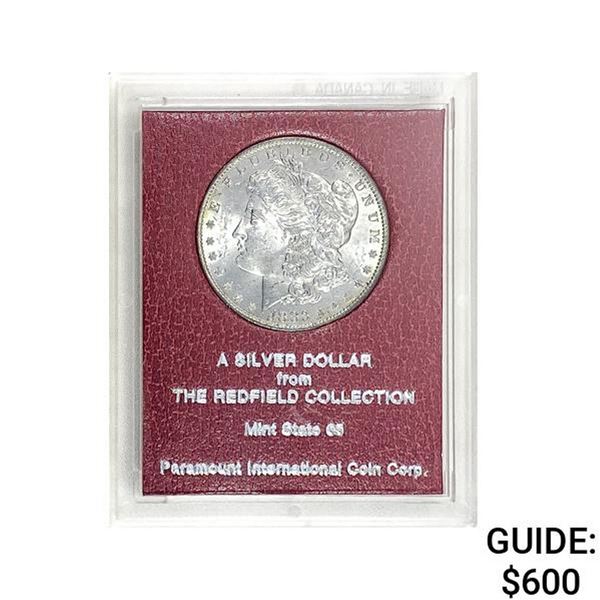 1883-O Morgan Silver Dollar REDFIELD MS65