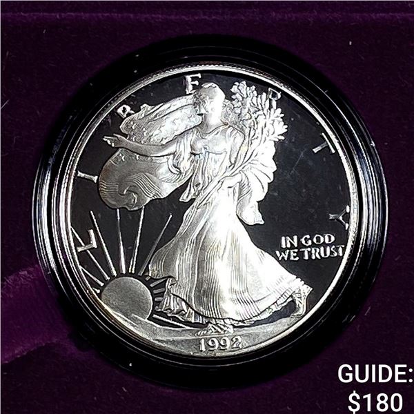 1992-S Silver Eagle Proof