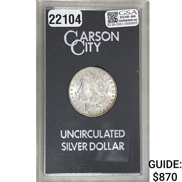 1883-CC Morgan Silver Dollar GSA UNC