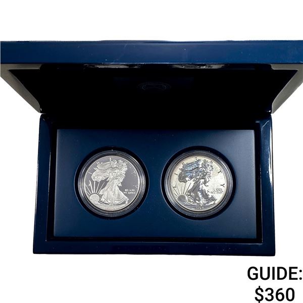 2012-S American Eagle 2 Coin Silver Proof Set