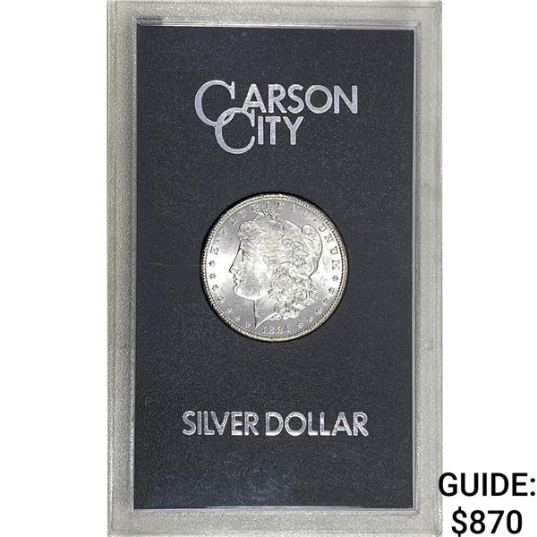 1884-CC Morgan Silver Dollar GSA UNC