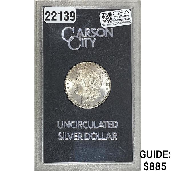 1883-CC Morgan Silver Dollar GSA UNC