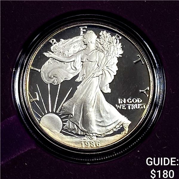 1986-S Silver Eagle Proof