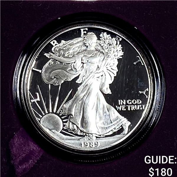 1989-S Silver Eagle Proof