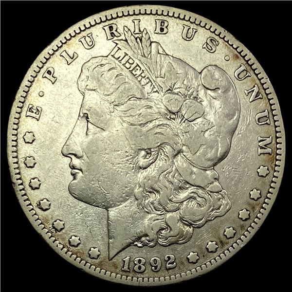 1892-S Silver Morgan Dollar LIGHTLY CIRCULATED