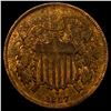 Image 1 : 1867 Bronze Two-Cent Piece NEARLY UNCIRCULATED