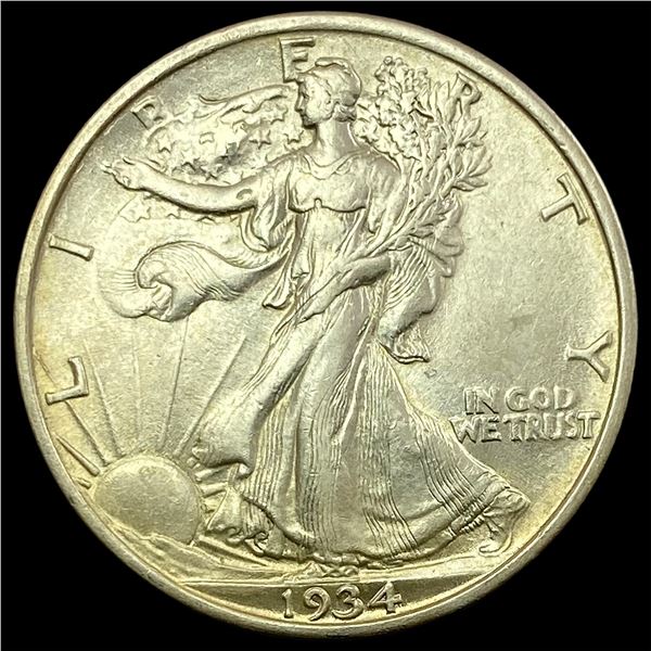 1934-S Silver Half Dollar Walking Liberty UNCIRCULATED