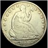 Image 1 : 1853-O Arrows/Rays Silver Seated Liberty Half Dollar LIGHTLY CIRCULATED