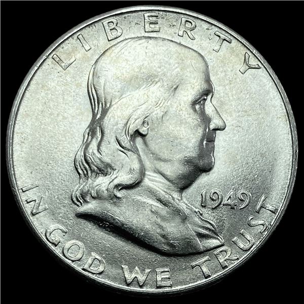 1949-S Silver Half Dollar Franklin CHOICE BU