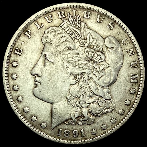 1891-O Silver Morgan Dollar NEARLY UNCIRCULATED